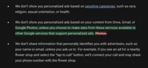 Google gebruikt Gmail en afbeeldingen van gebruikers om advertenties weer te geven - Afbeelding 1.